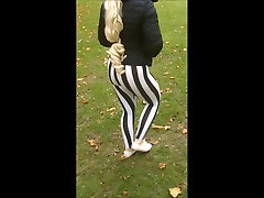 18 year old leggings public park playing big ass tits school