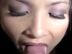 asian woman have mouth ass facial
