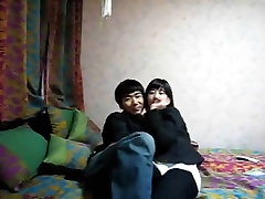 Korean couple badshah saxy at home
