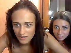 TweetyBirds: two cute women vs gogs playing with a dildo