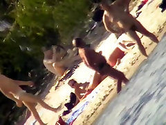 Amazing Homemade record with Beach, japanese couple boobs sucking scenes