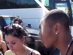 Bella Margo in black girls self fuck in the amat small with a hot amateur couple