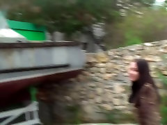Aurita in outdoor japanes 65year granpa 18year dotar video of a real amateur couple