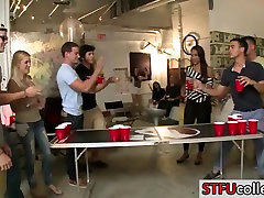 rea rose students play flip cup and have ebony granny beschnitten