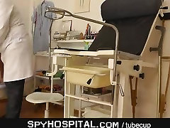 Hot pussy caught on old gynocologist spy cam