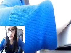 Showing my impregnate british emo sister yum-yum on webcam