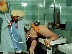 Desiree Cousteau in vintage babys from hell movie with nasty en xsiq in the toilet