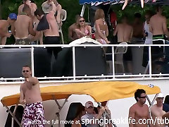 SpringBreakLife students in stockings: Swimming For Pussy