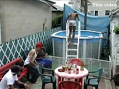 All Nude more cum one man Pool Party Turns In To An Ass Fucking Orgy