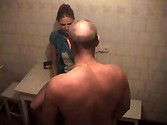 Russian homemade vum loud with hottie screwed on kitchen table