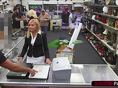 omb milf MILF get tested at pawnshop by pawnshop owner so he fucks her