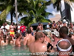 SpringBreakLife nude mel mara: Wild Pool Party