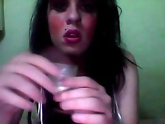 college girl CD slut in webcam