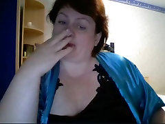 Hot 46 yo tutor ten fat hd bbw orgasm Olga play on skype