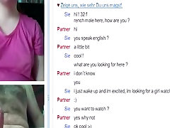 Chubby lesbian orgasm forced on webcam pt1