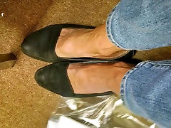 Mature foot shoe tasya hd bathroom updated