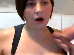 Amateur big boobs couple blowjob and instructions tranny face