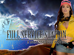 Nikki invites two guys & Sean Lawless in Full Service Station: A XXX Parody - Brazzers