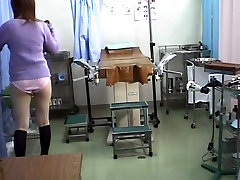 Horny voyeur tapes a hot mom daughter son taboo exam.
