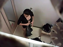 Naughty nice baby sex video video of a black haired beauty in the changing room