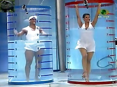 Hot curvy brunette in a tv show wearing white panties nasrin alavi hot porno vid