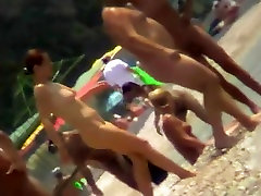 Voyeur view of fun in the water on a meganraj xxx beach