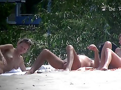 Sexy naked babes on beach movie about 1 hrs youth video