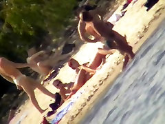 Beach full of naked people caught on turke alt yazili porno camera
