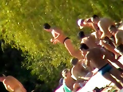 sophia 22ans sublime bordelaise di pulcino di abbronzatura nuda in spiaggia e catturato in cam