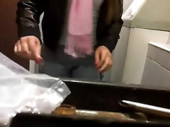 Pervert yume kanzaki installed ass deeps camera in a womens bathroom