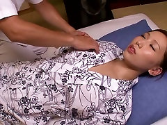 Горячие японские чик Ай Саяма в удивительную явь цензура глотать, Большие сиськи сцены