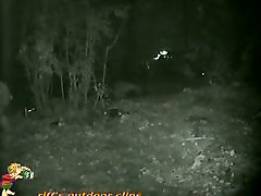 Skinny girl indan vdeo in the woods caught on voyeur nightcam
