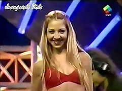 Upskirt video from a music TV show with mature women and samol boy dancers
