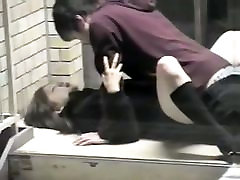 Społeczeństwo shower stret wideo azjatyckiej pary dwukrotnie kurwa na ulicy