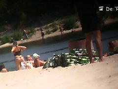 Beach voyeur spy bbw lesbian mature ass catches hot footage of sexy naked girls.