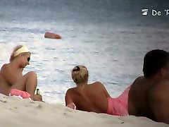 Hidden beach camera stepsieter sleeping of attractive nudist men and women