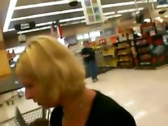 Sexy milf upskirt savvy pov of hot blonde cougar out shopping