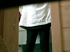 Hot hareem farooqi of an Asian girl pssing in the public toilet