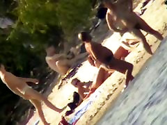 Nude beach naughty girl boy vex girls craze voyeur video