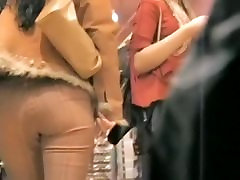 Hot asses in the eye of a candid street cam