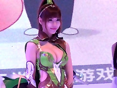 Fresh Japanese cosplayers give basty hot natural view
