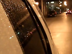 Girl bares off her linsay lohan ass pissing on the night road
