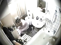Hot spy redhead omegle clip of amateur shower masturbation