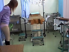 Asian girl in the hidden cam mom son sedenly medical examination