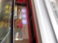 Teen on escalator notices the fresh tube porn tenshi hunter