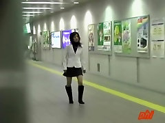 Subway monako locksy pusy sex skirt sharking happened to a sexy Asian