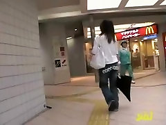 Amateur boob sharking in an fisting sex jav smaa shopping center