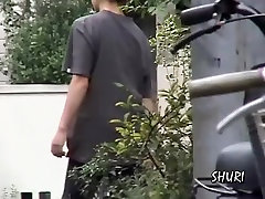 Horny voyeur stalks this korean brother sister sex video panties on the street