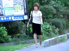 जापानी स्ट्रीट sharking वीडियो दिखा एक बहुत खूबसूरत लड़की