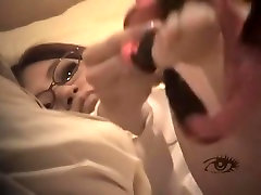 Nude Japanese stepson busted by mom toying her nice teen hairy pussy